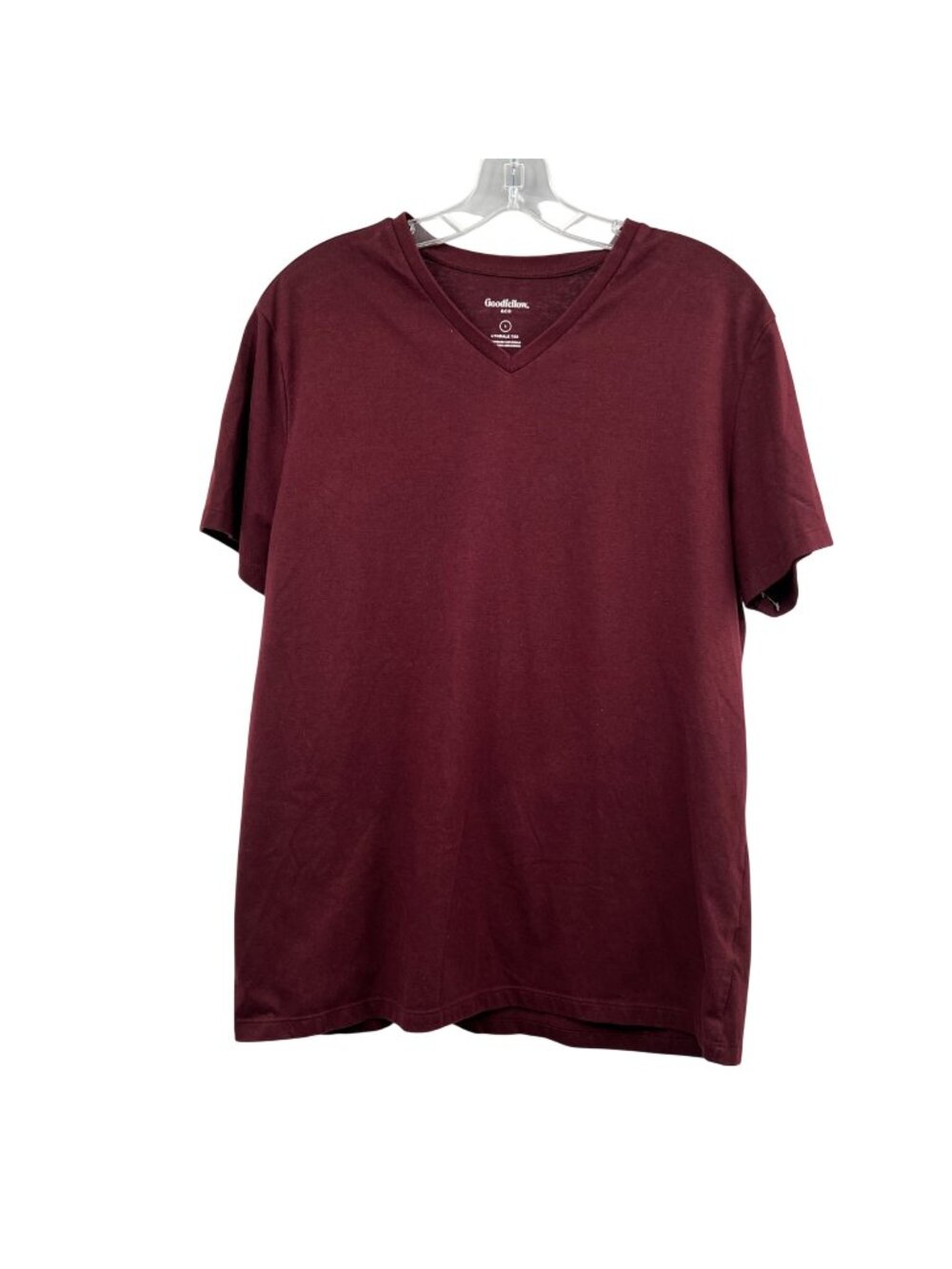 Goodfellow & Co Men's Lyndale Tee V-Neck Maroon Size Large